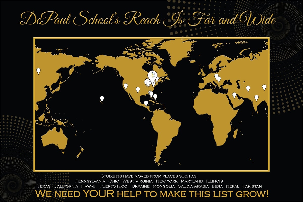 DePaul Global Map