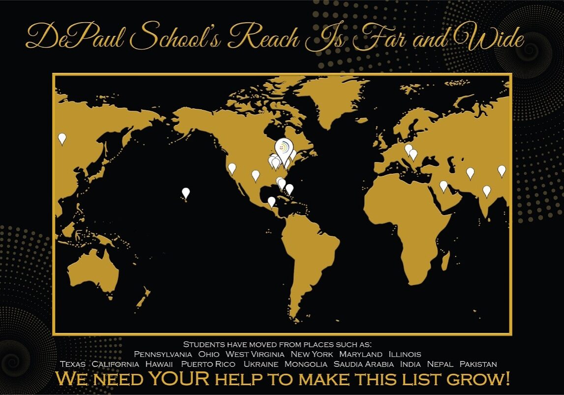DePaul Global Map